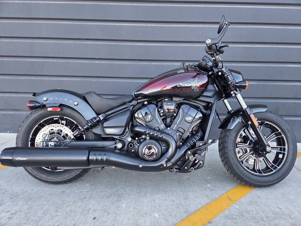 2026 Indian Motorcycle® Scout Bobber 125th Anniversary Edition 125th Anniversary Red with Black Cry