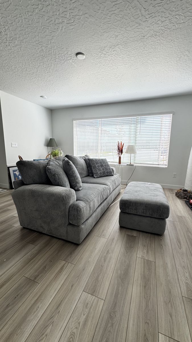 Couch with Ottoman