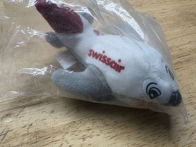 Swiss Air Collectable Plushy Toy Airplane
