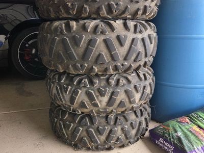 27 in UTV tires, staggered set