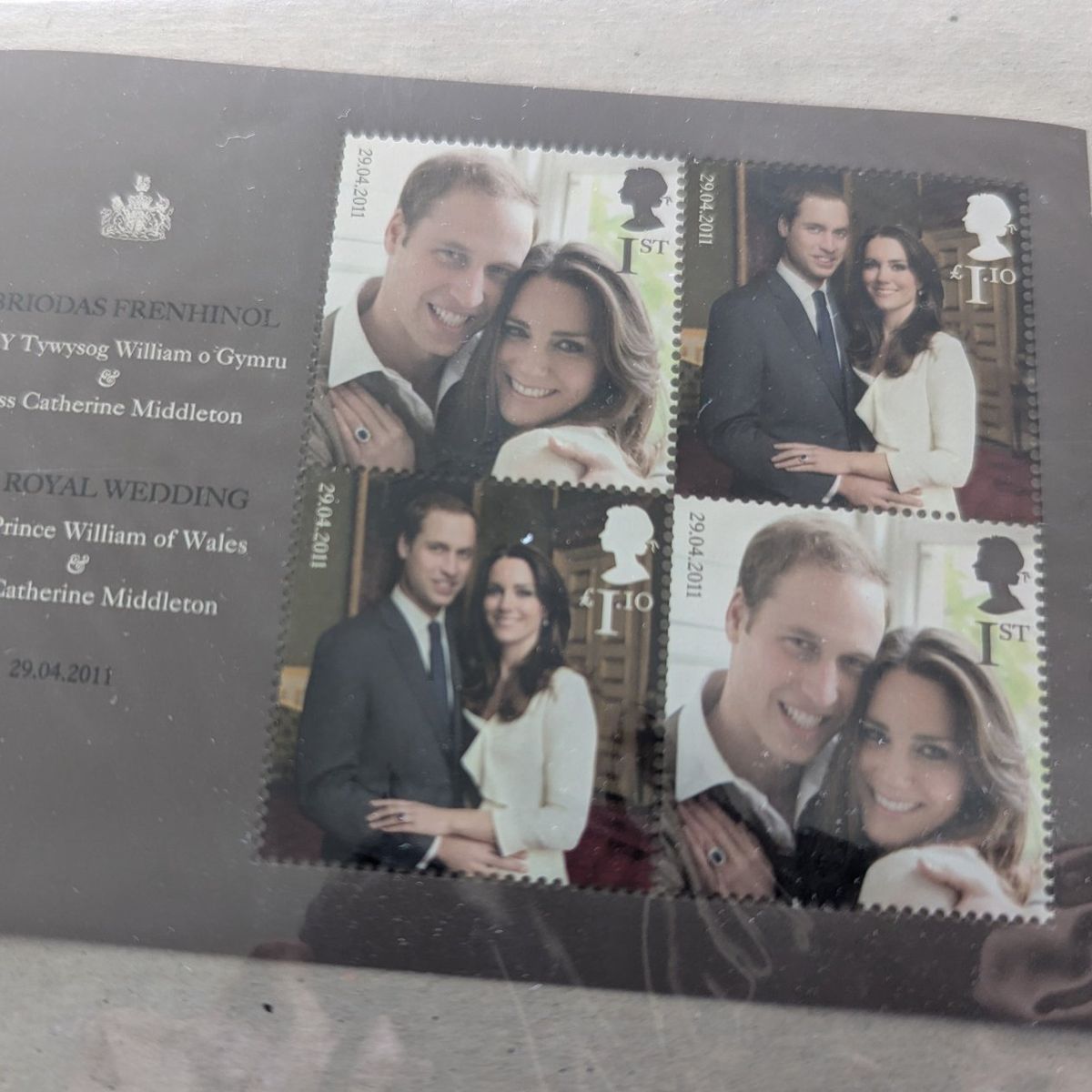 GB 2011 William and Kate Royal Wedding stamps