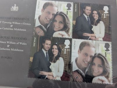 GB 2011 William and Kate Royal Wedding stamps