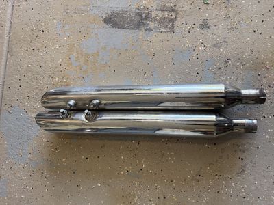 Rush Exhaust - 15301-200 - 3.5in. Slip-On Mufflers