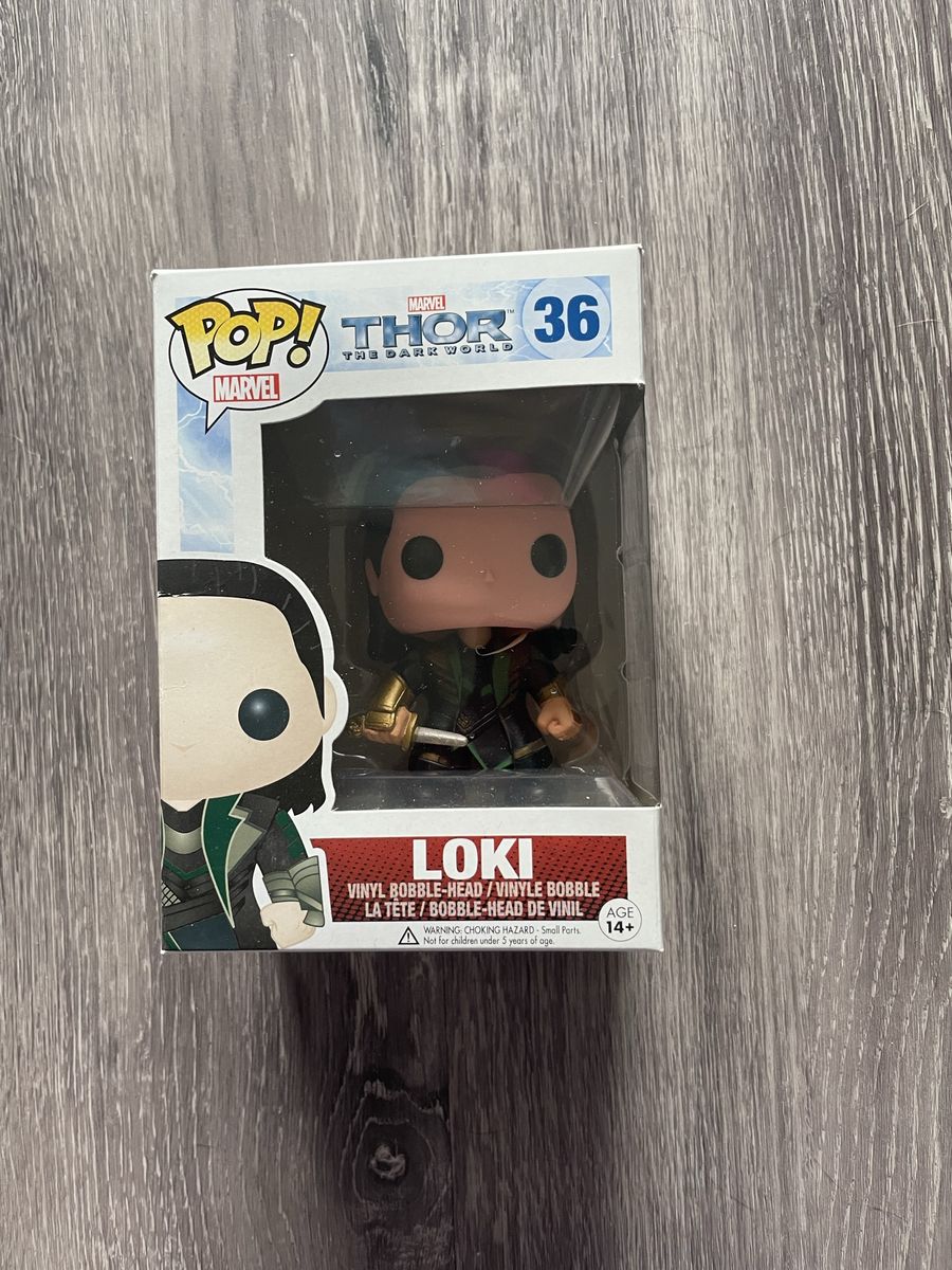 Funko Pop! Marvel Thor The Dark World Loki #36 Vinyl Bobble-Head