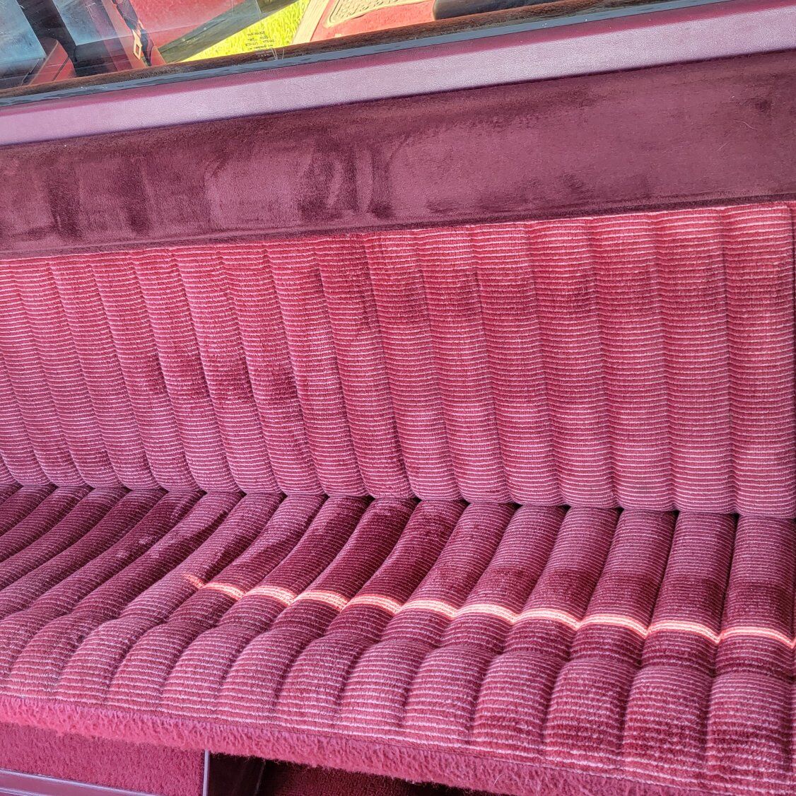 OBS Chevy extended cab rear bench seat red