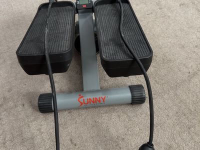 Sunny Health & Fitness Mini Stepper with Resistance Bands
