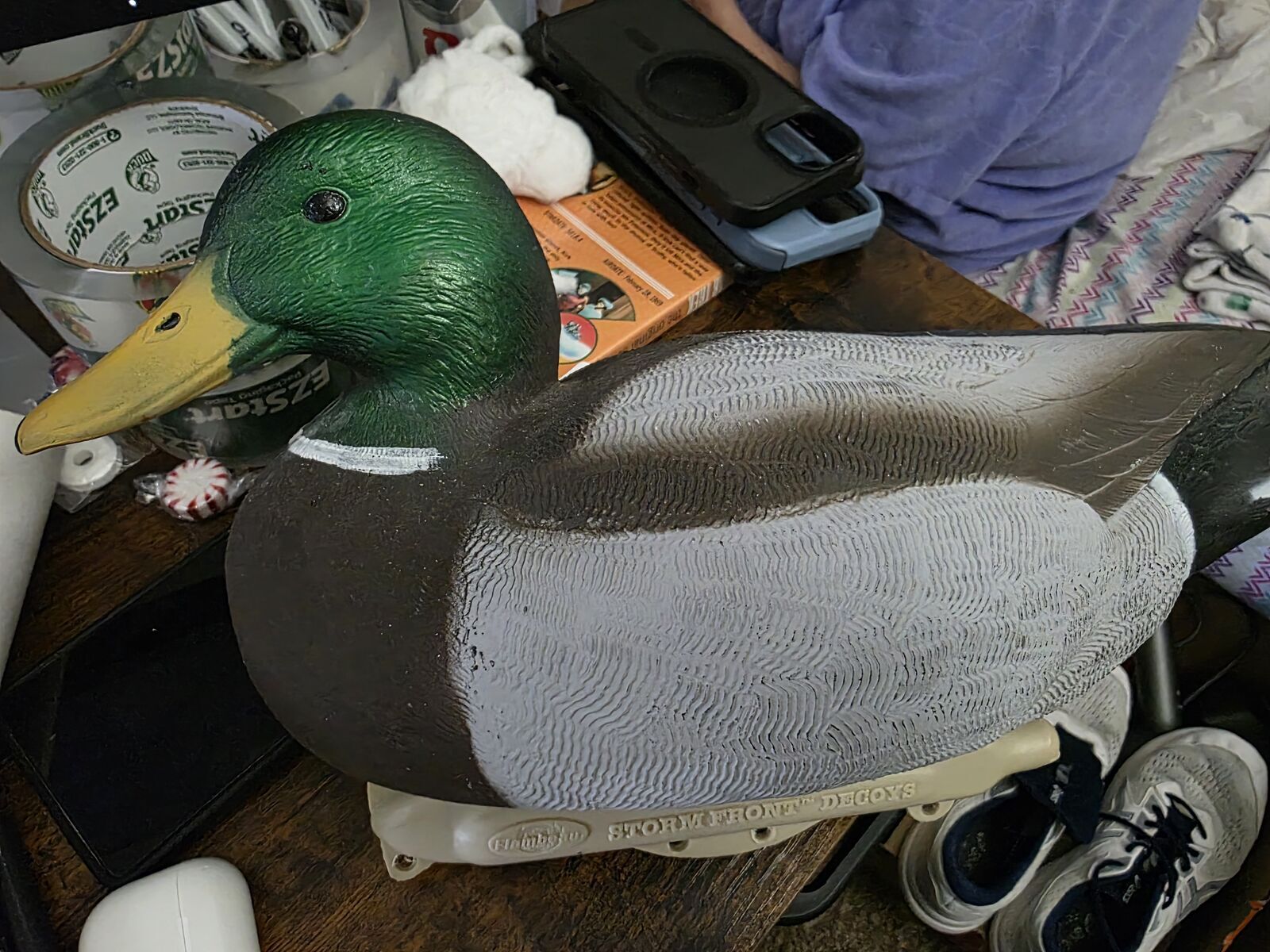 Storm front duck decoy hunting equipment