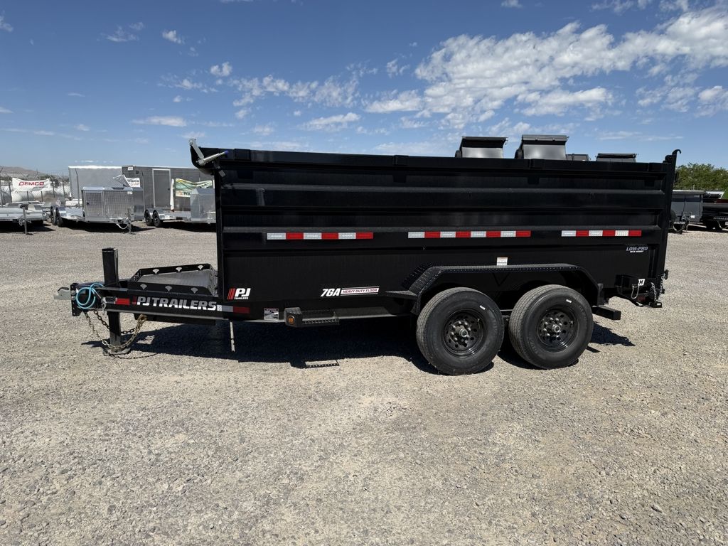 2027 PJ Trailers 7x14 15.4k 83 Low-Pro High Side "