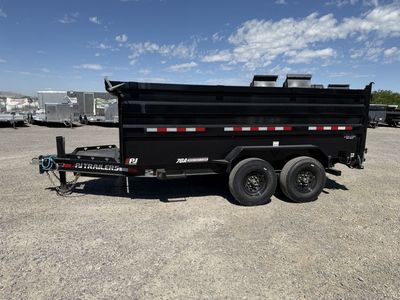 2027 PJ Trailers 7x14 15.4k 83 Low-Pro High Side "