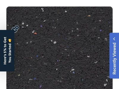 LIVING.FIT Rubber Flooring Rolls - Made in USA, Durable Gym & Home Fitness Flooring