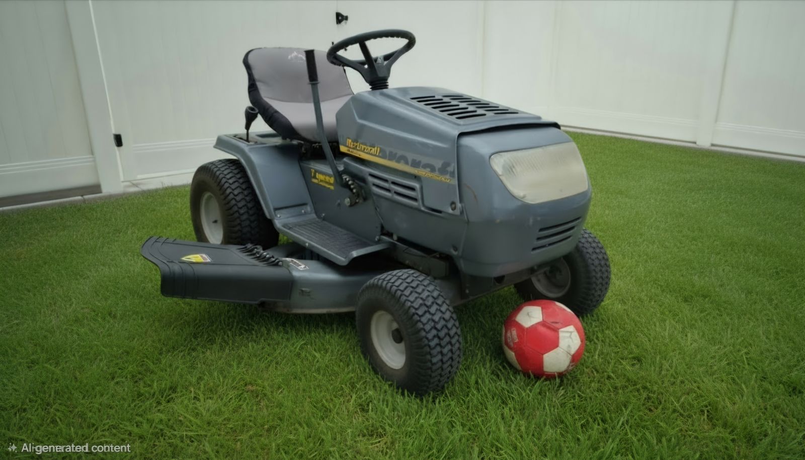 Riding lawn mower needs forever home good mechanical condition