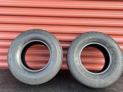 New Set of 2 Wanda ST 20.5 X 8.0 - 10 Trailer Tires Super Duty 10 Ply E Load Ideal for Pontoon /Snowmobile Trailers $60.00