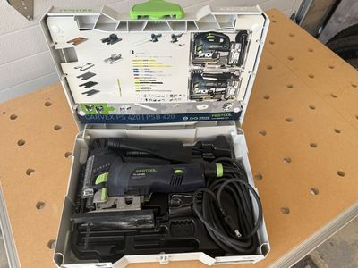 Festool PS 420 EBQ Jigsaw + Carvex Accessory Kit