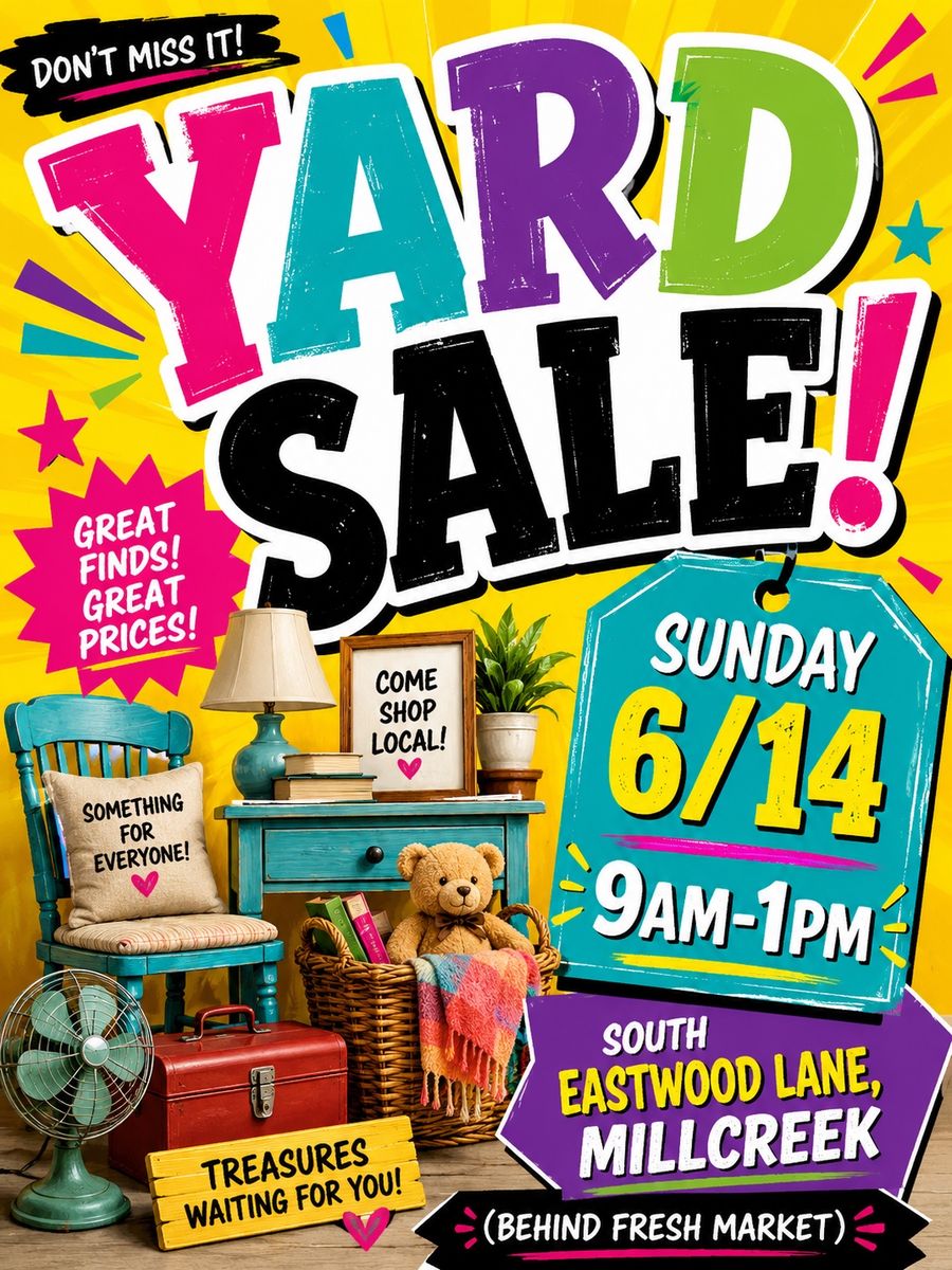 TREASURE HUNTER’S YARD SALE – SUNDAY ONLY!