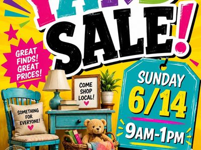TREASURE HUNTER’S YARD SALE – SUNDAY ONLY!