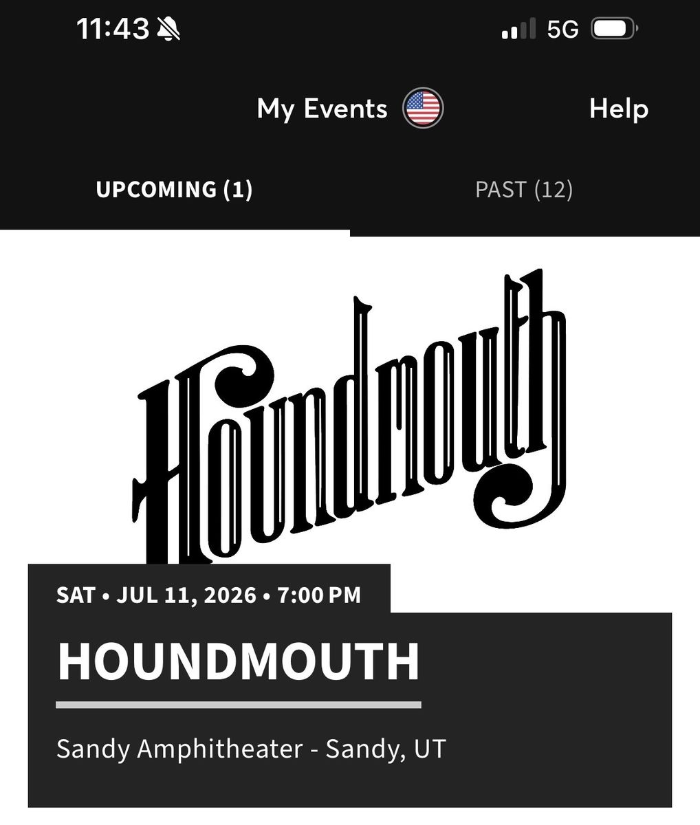 Houndmouth Concert 2 lawn Tickets - Sandy Amphitheater - July 11, 2026