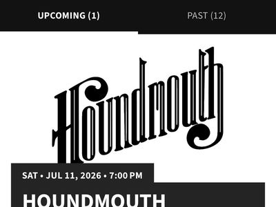 Houndmouth Concert 2 lawn Tickets - Sandy Amphitheater - July 11, 2026