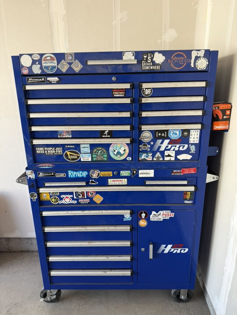 Homak H2 Pro Series Toolbox With Extras