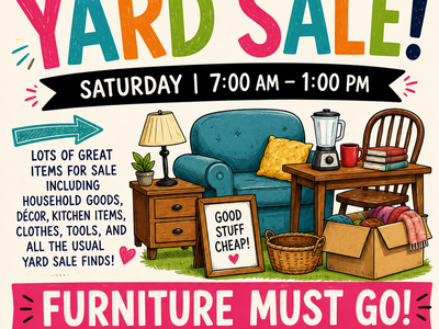 Moving Yard Sale in Sugar House!