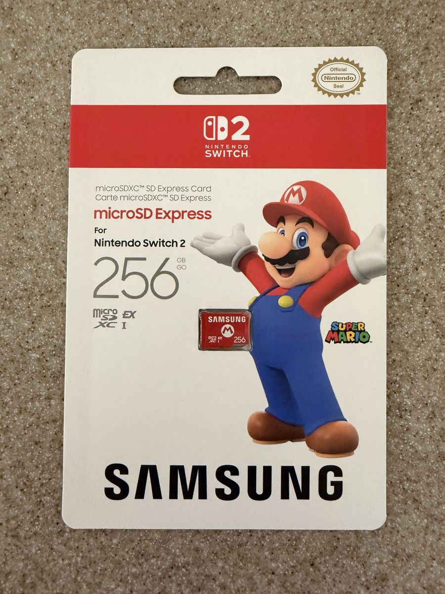 Nintendo MicroSD 256 gb memory card
