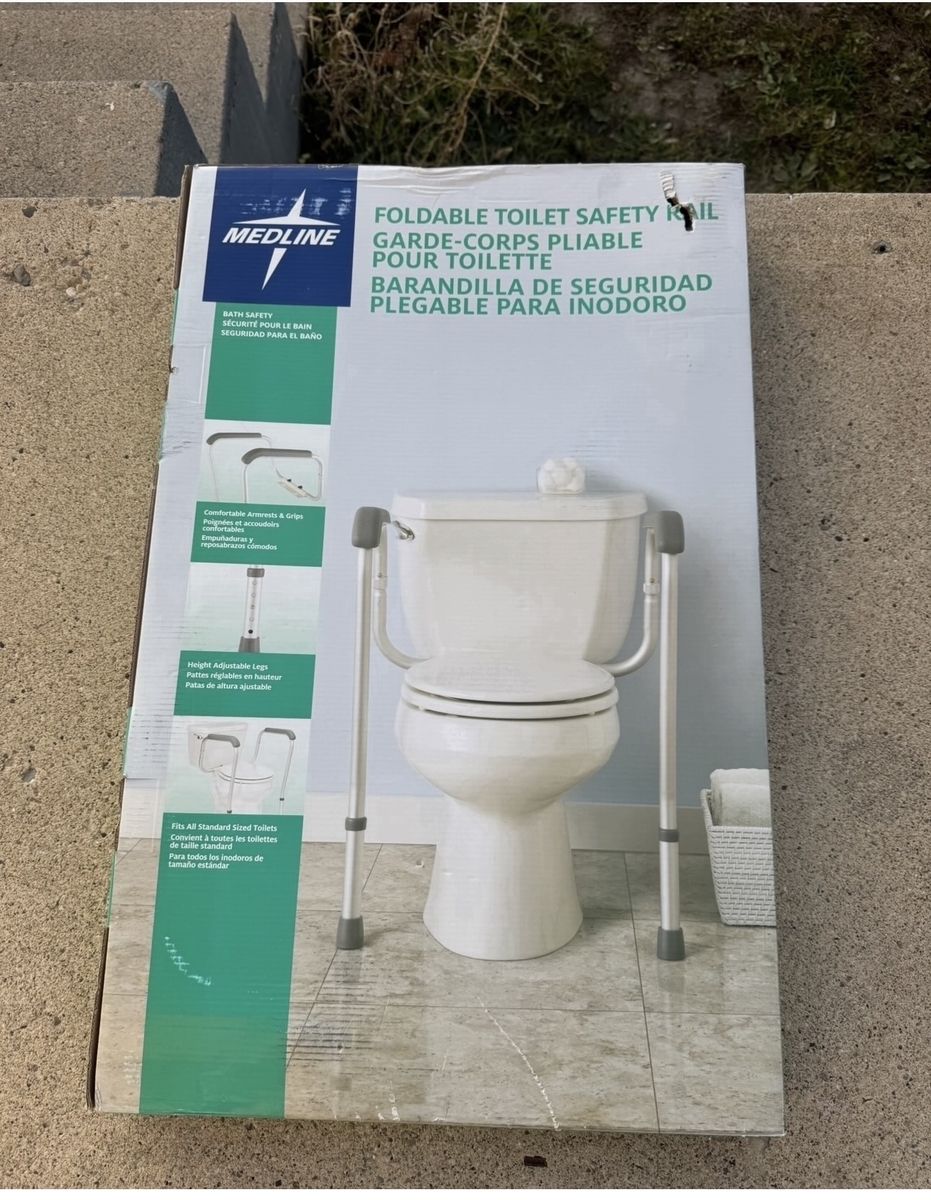 New Medline foldable Toilet Safety