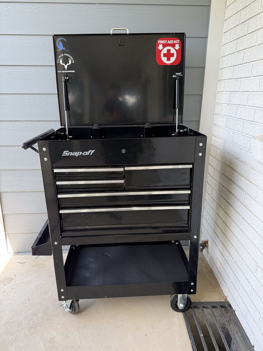 US General 30 inch 5 drawer tool cart