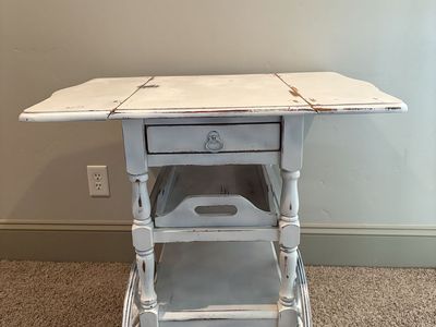 Vintage wood teacart