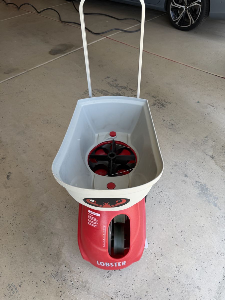 Lobster Sports Elite Two Tennis Ball Machine - Portable Pitching Machine