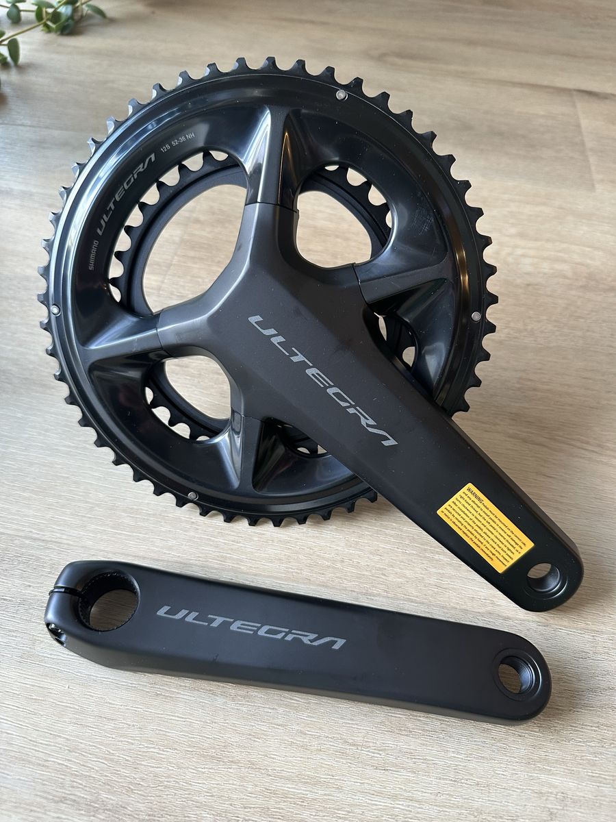 NIB Shimano Ultegra R8100 12sp crankset 4iiii power meter 172.5mm 52-36