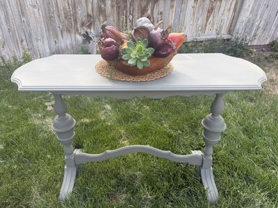 Antique console buffet table