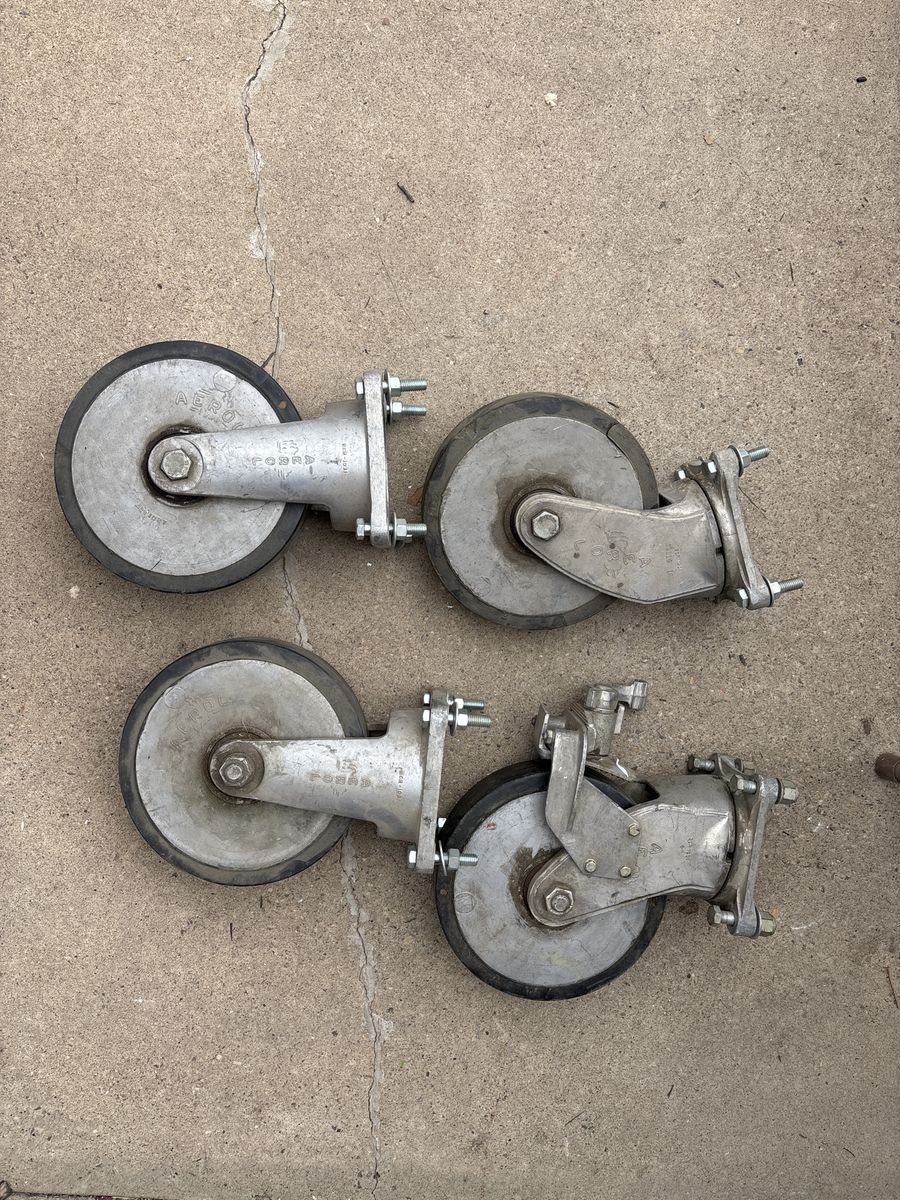 AEROL 10” vintage Swivel Caster Wheels - Set of 4