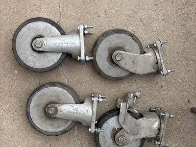 AEROL 10” vintage Swivel Caster Wheels - Set of 4