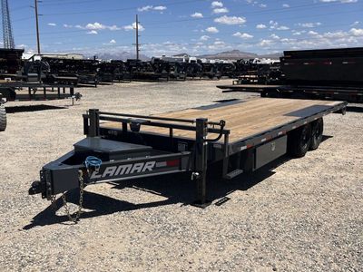 8.5x20 Lamar F8 Deckover Equipment Trailer - 14K GVWR - Oak Floor