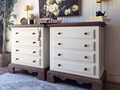 XL Broyhill 4 Drawer Nightstands