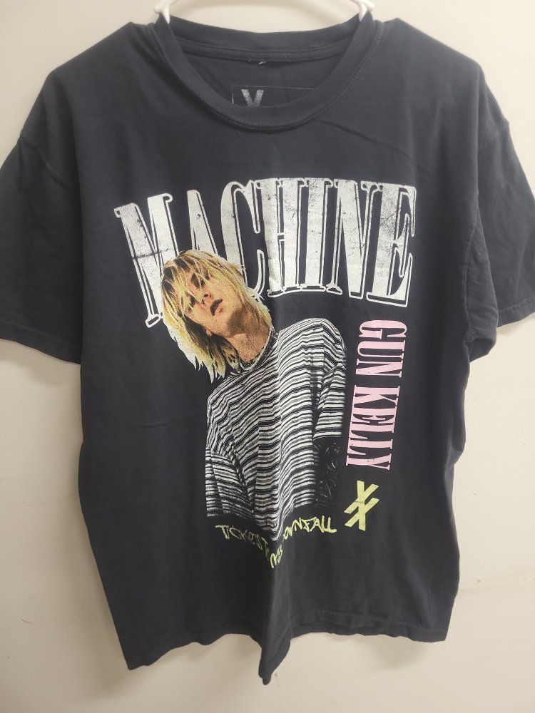Machine Gun Kelly Tickets To My Downfall Tour Graphic T-Shirt - Size Large