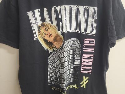 Machine Gun Kelly Tickets To My Downfall Tour Graphic T-Shirt - Size Large