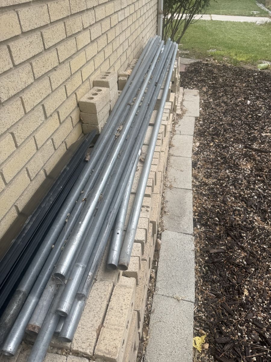 Galvanized Steel Poles - Various Lengths - For Fencing, Construction, or DIY Projects