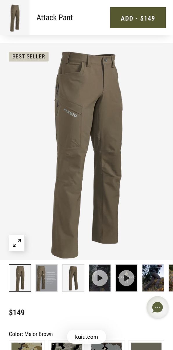 Kuiu attack pants brand new