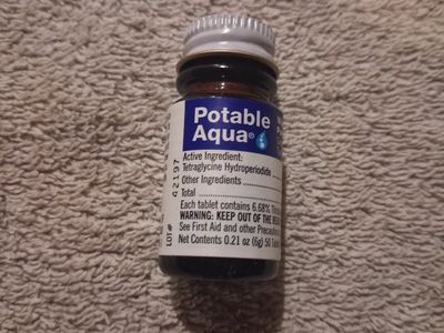 Potable Aqua Water Purification Tablets