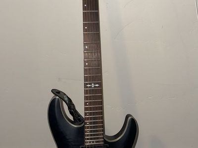 Schecter C-1 Platinum Electric Guitar Black Satin