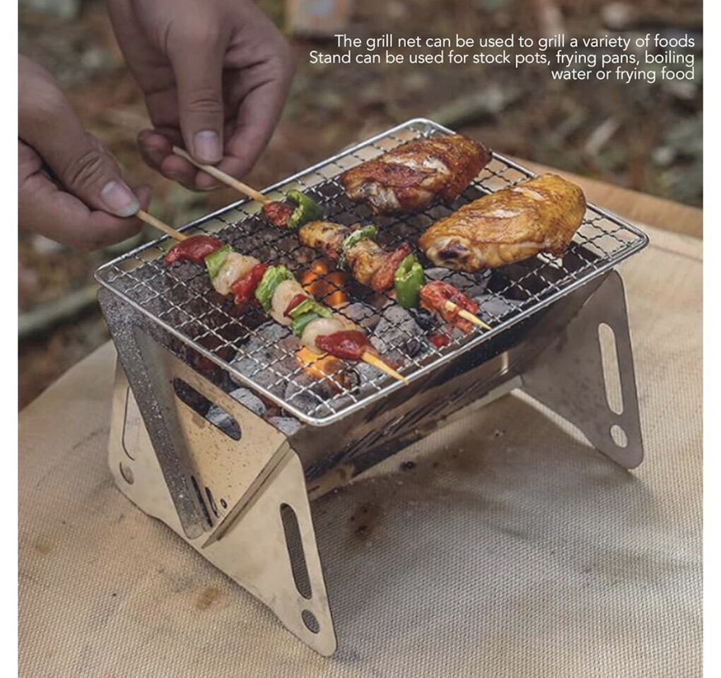 NEW! Folding BBQ Grill, Collapsible Grill