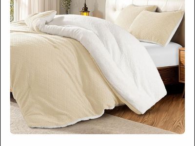 King Sherpa comforter set