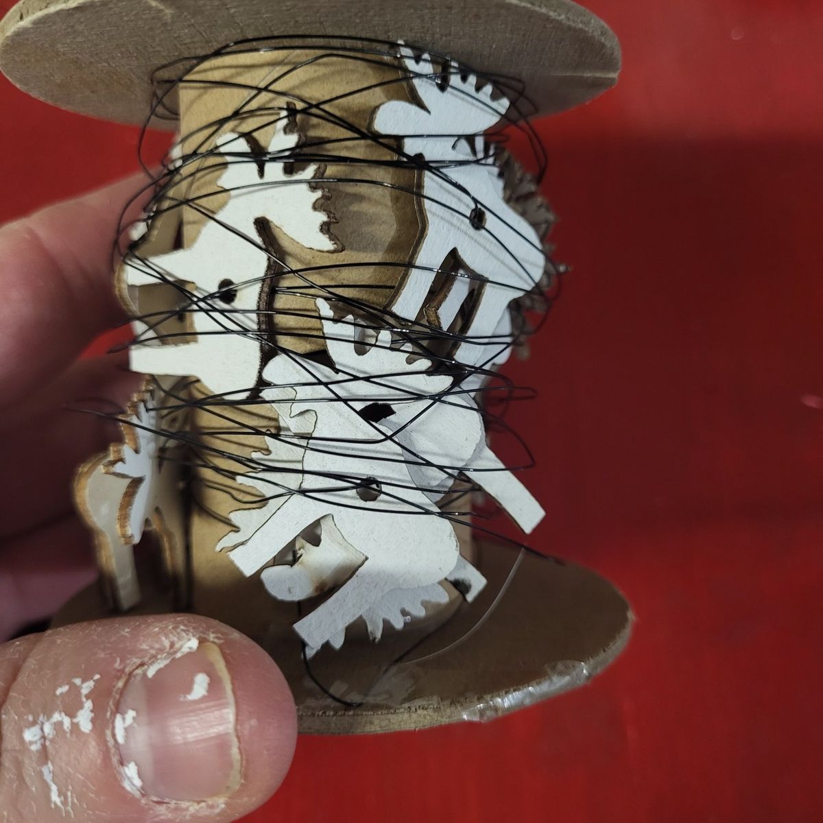 Cute Little Wooden Moose