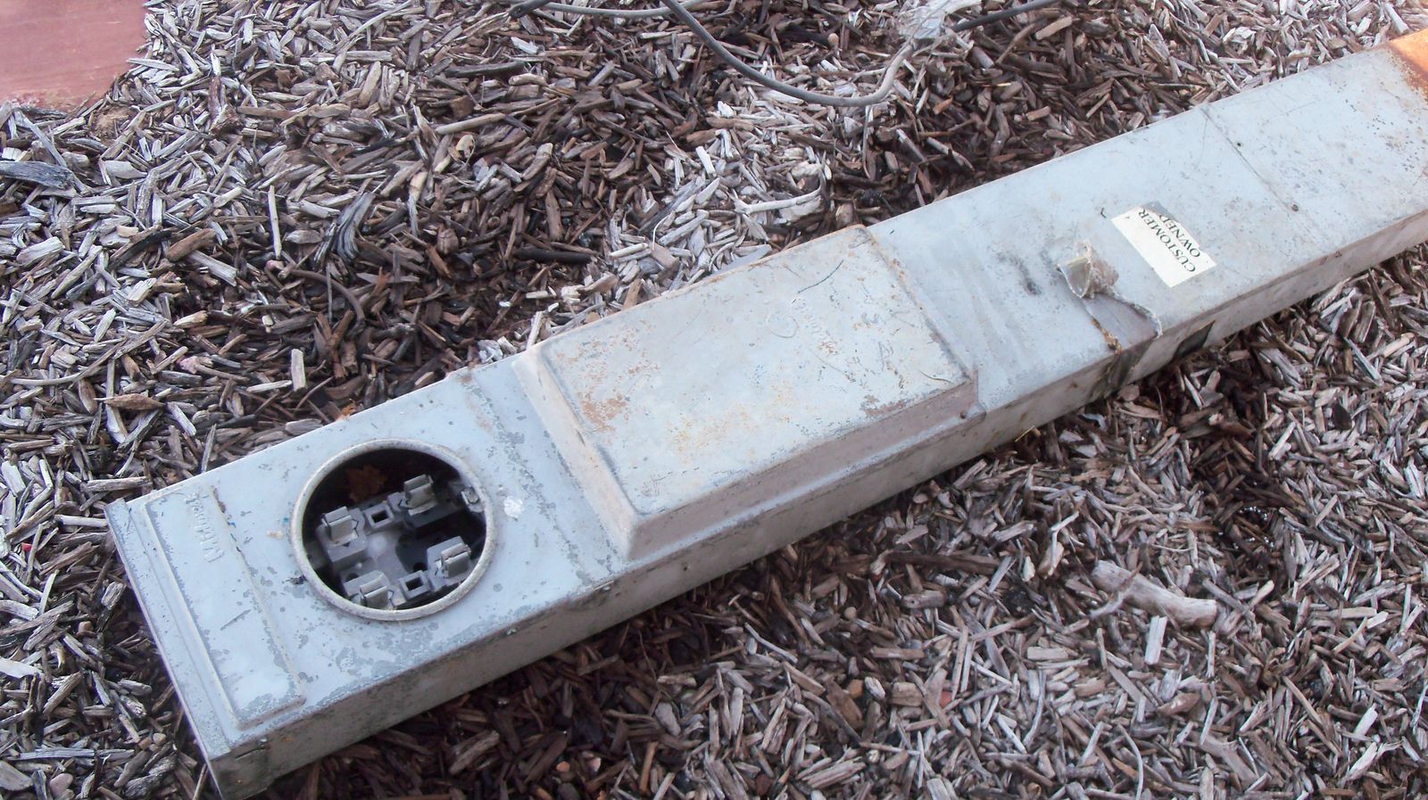construction electrical pedestal