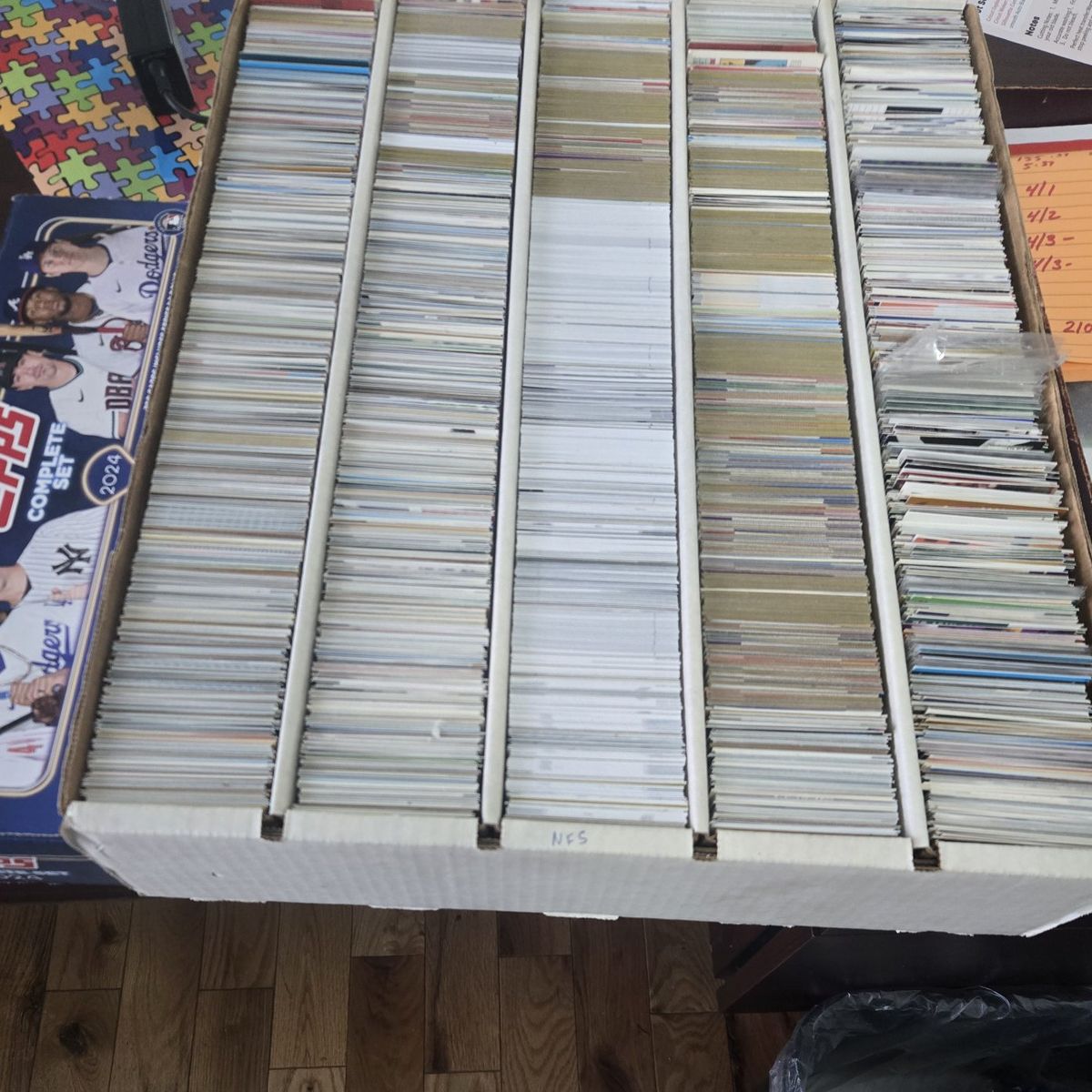 close to 4000 baseball cards
