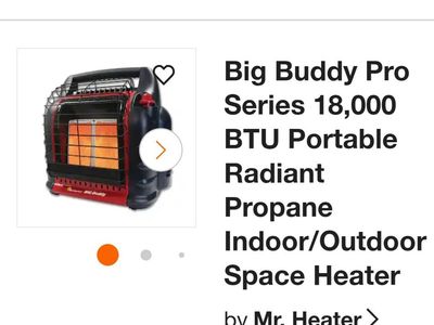 Portable propane heater and hose