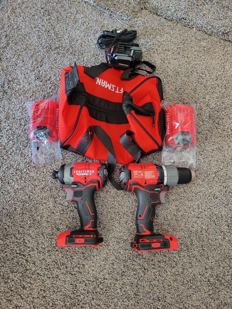 Brushless Craftsman drill set