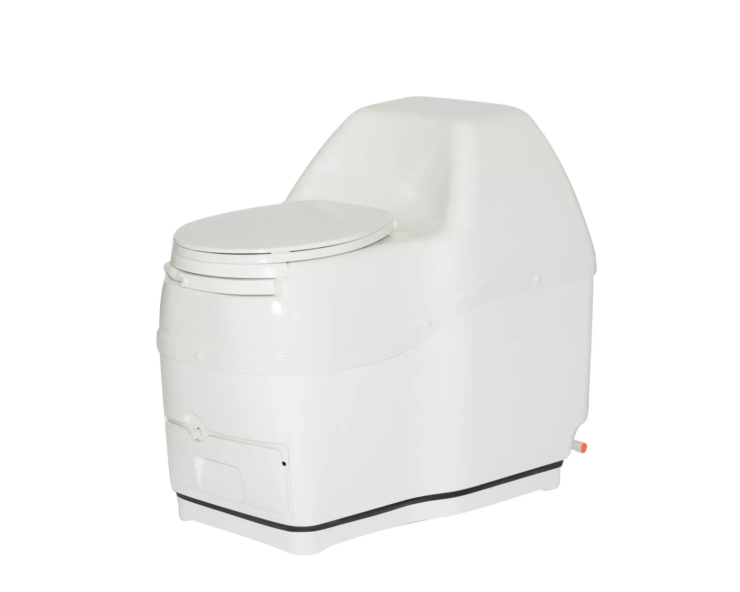Sun-Mar Compact White Touchless Flush Toilet