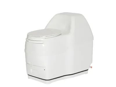 Sun-Mar Compact White Touchless Flush Toilet