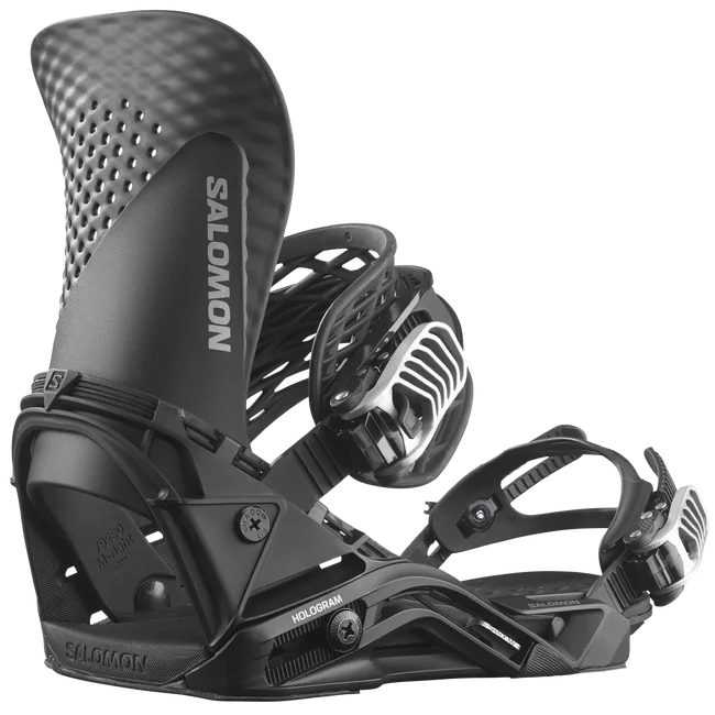 Salomon Hologram Black Snowboard Bindings - 2026